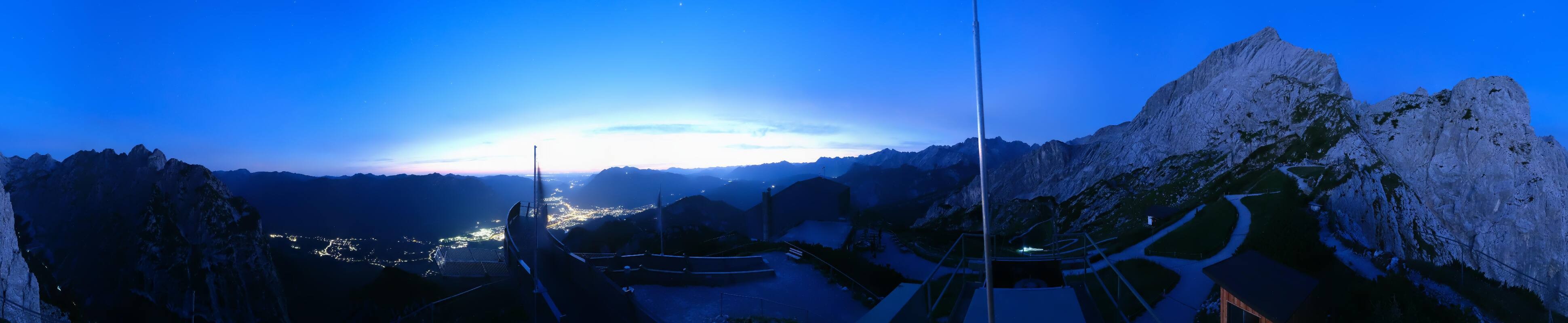 Archiv Foto Webcam Garmisch: Ausblick am Osterfelderkopf