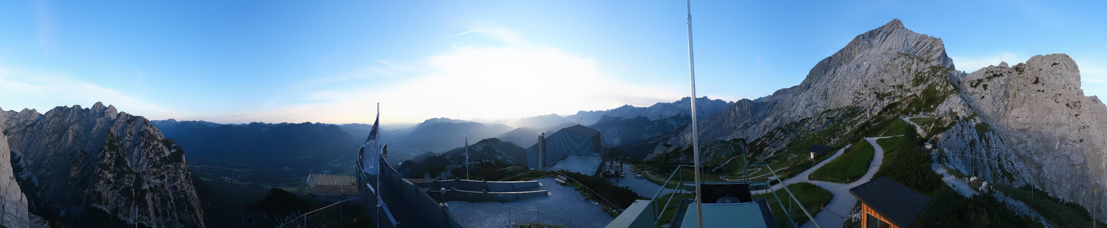 Archiv Foto Webcam Garmisch: Ausblick am Osterfelderkopf