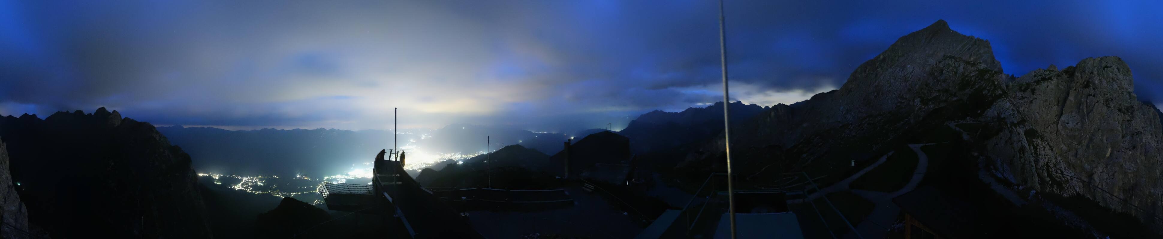 Archiv Foto Webcam Garmisch: Ausblick am Osterfelderkopf