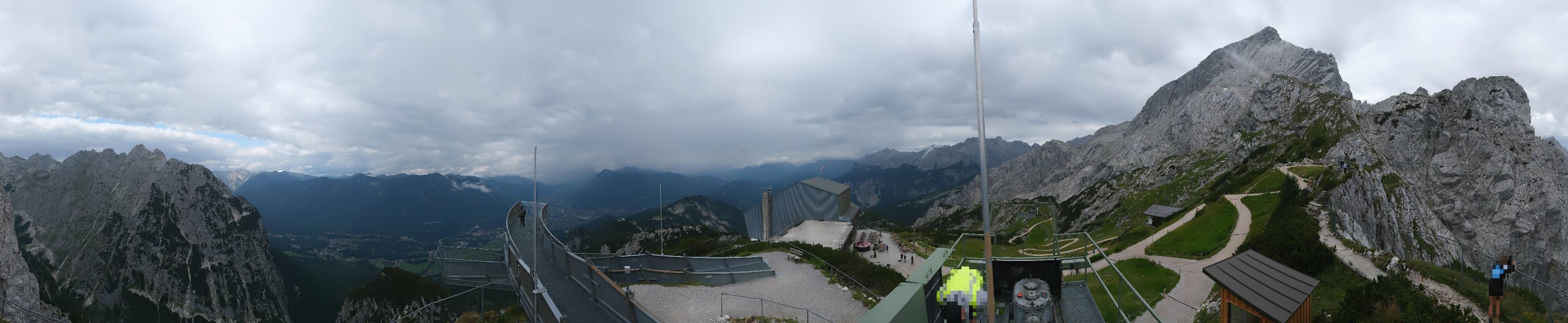 Archiv Foto Webcam Garmisch: Ausblick am Osterfelderkopf
