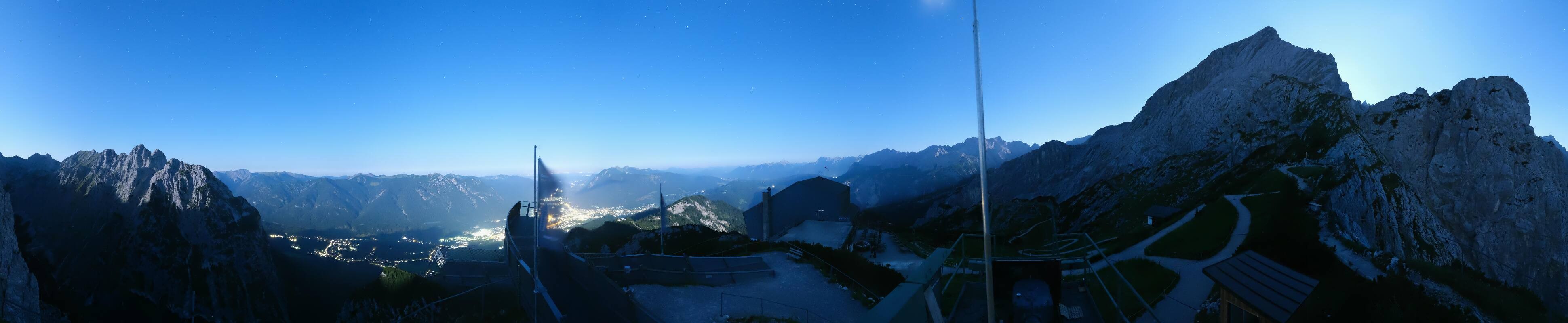 Archiv Foto Webcam Garmisch: Ausblick am Osterfelderkopf