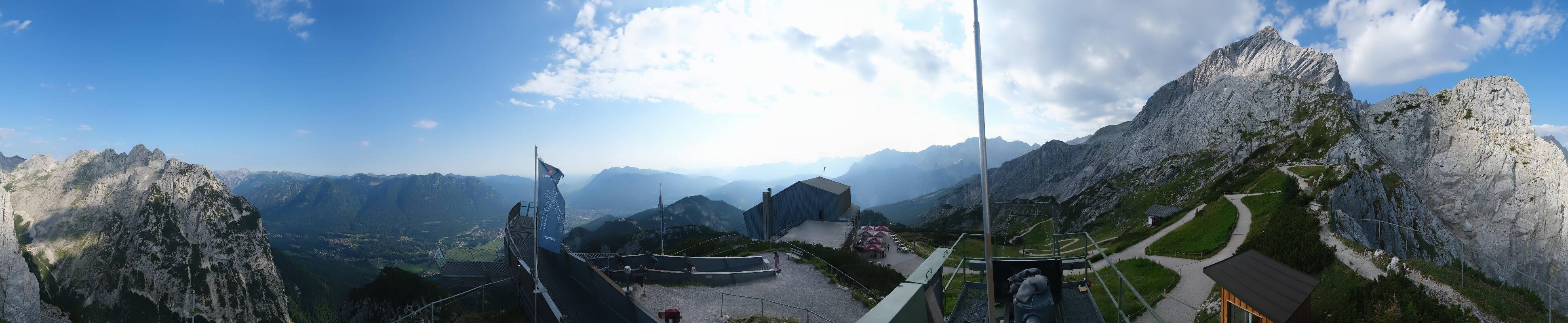 Archiv Foto Webcam Garmisch: Ausblick am Osterfelderkopf