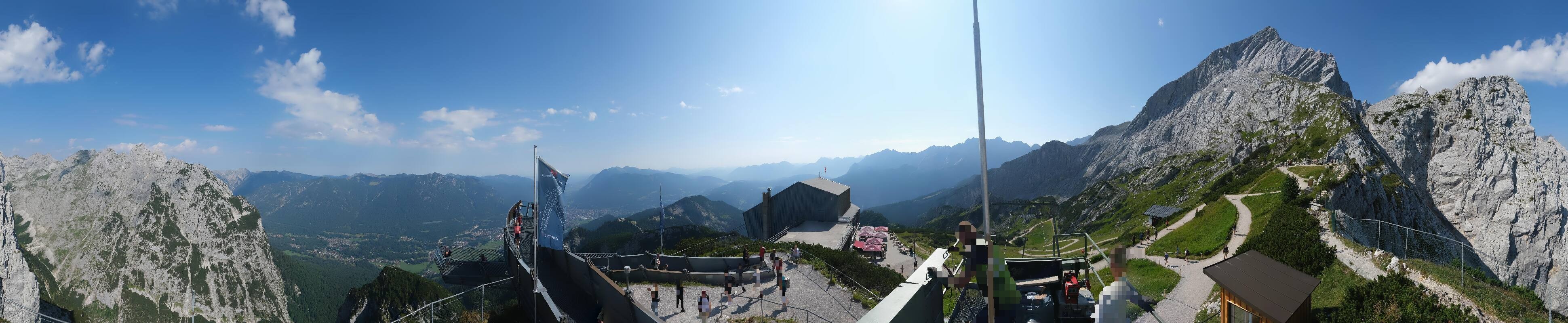 Archiv Foto Webcam Garmisch: Ausblick am Osterfelderkopf