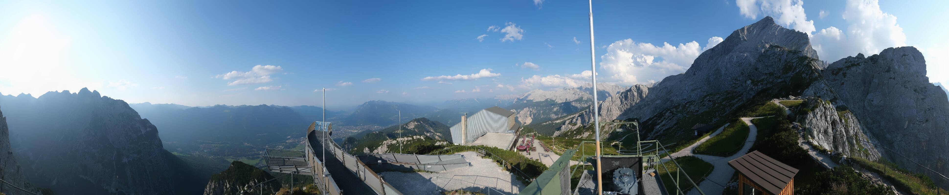 Archiv Foto Webcam Garmisch: Ausblick am Osterfelderkopf