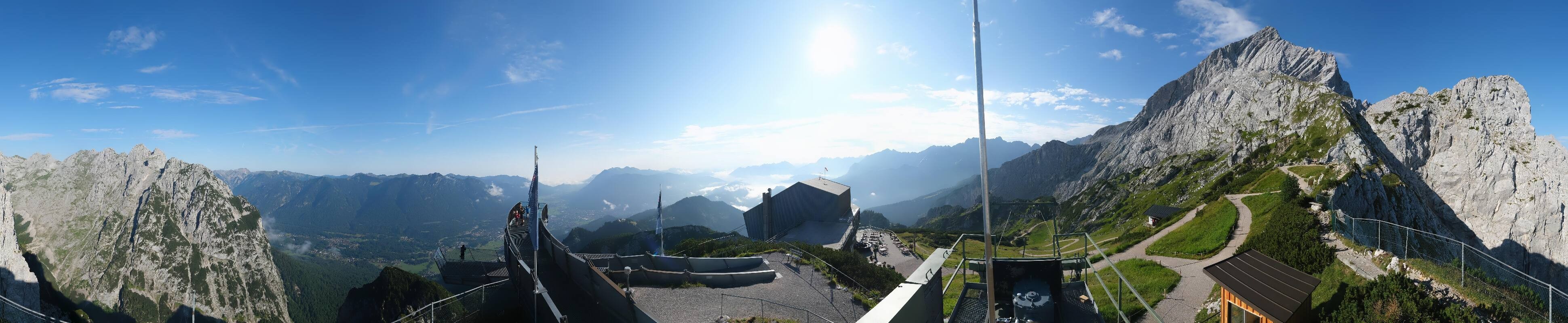 Archiv Foto Webcam Garmisch: Ausblick am Osterfelderkopf