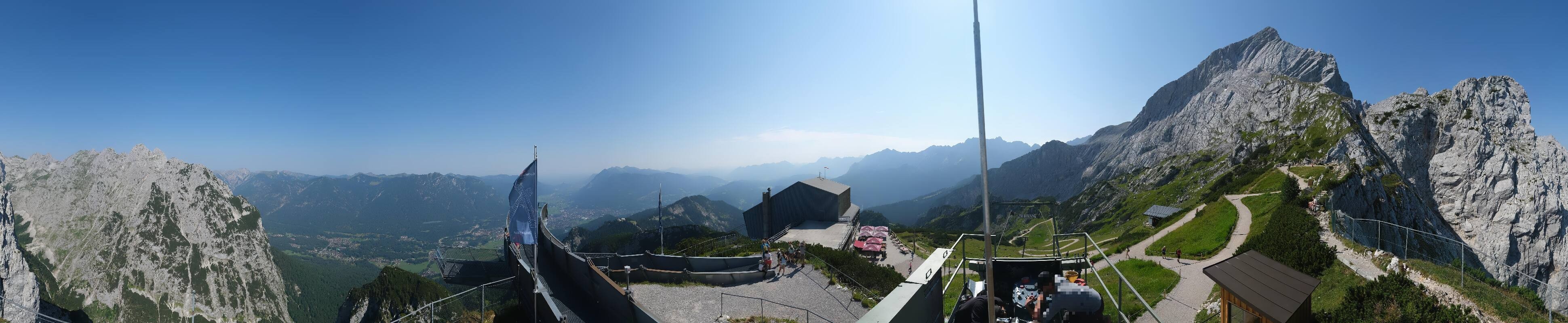Archiv Foto Webcam Garmisch: Ausblick am Osterfelderkopf