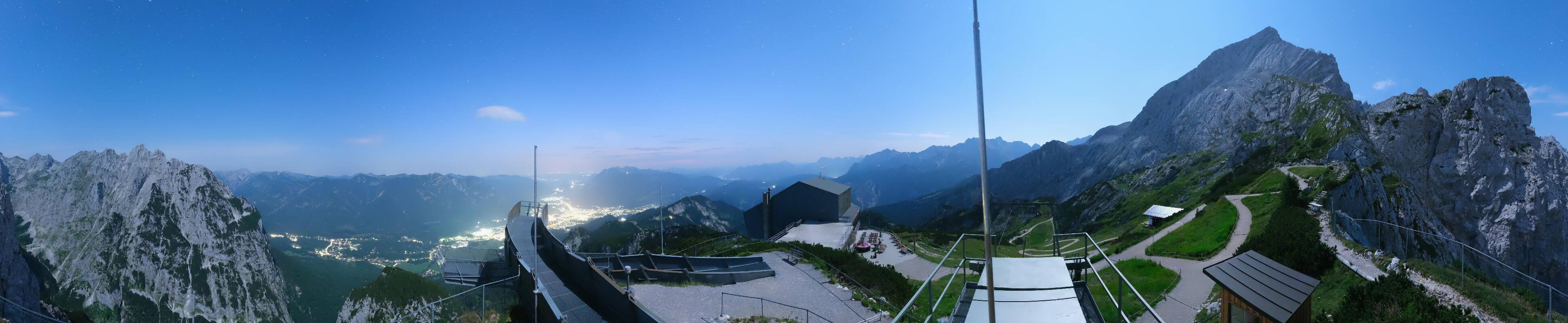 Archiv Foto Webcam Garmisch: Ausblick am Osterfelderkopf