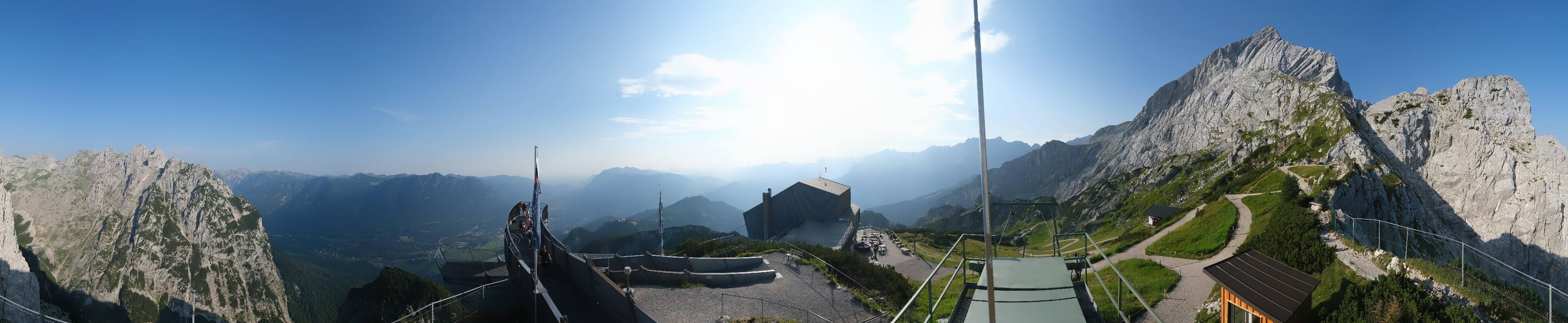 Archiv Foto Webcam Garmisch: Ausblick am Osterfelderkopf