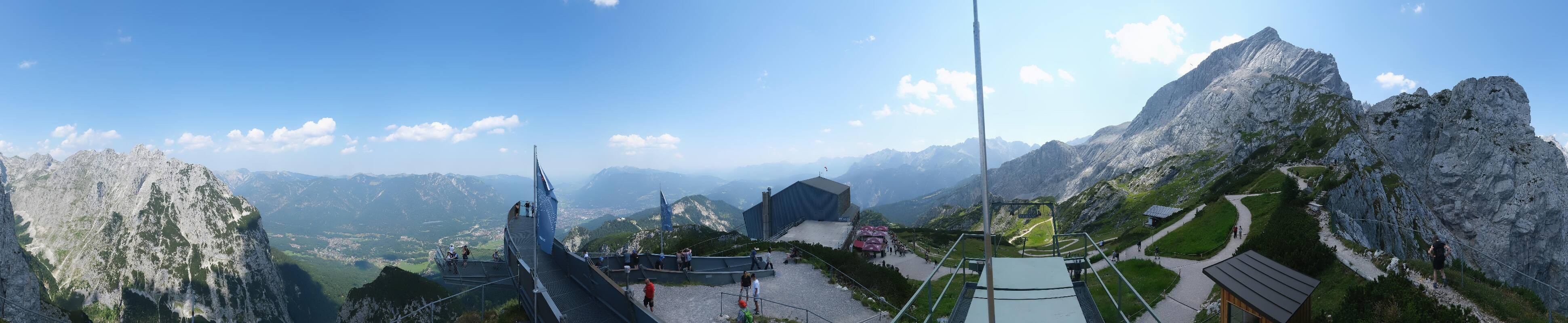 Archiv Foto Webcam Garmisch: Ausblick am Osterfelderkopf