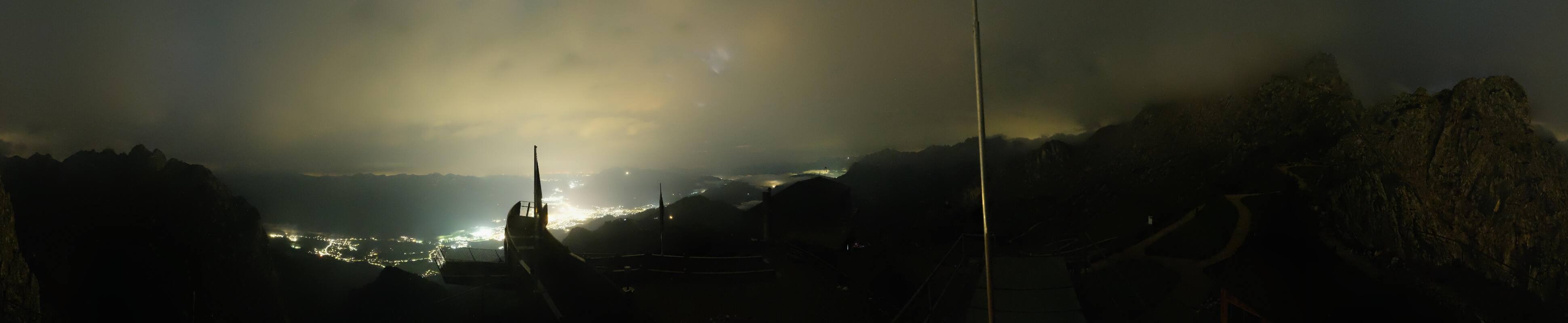 Archiv Foto Webcam Garmisch: Ausblick am Osterfelderkopf