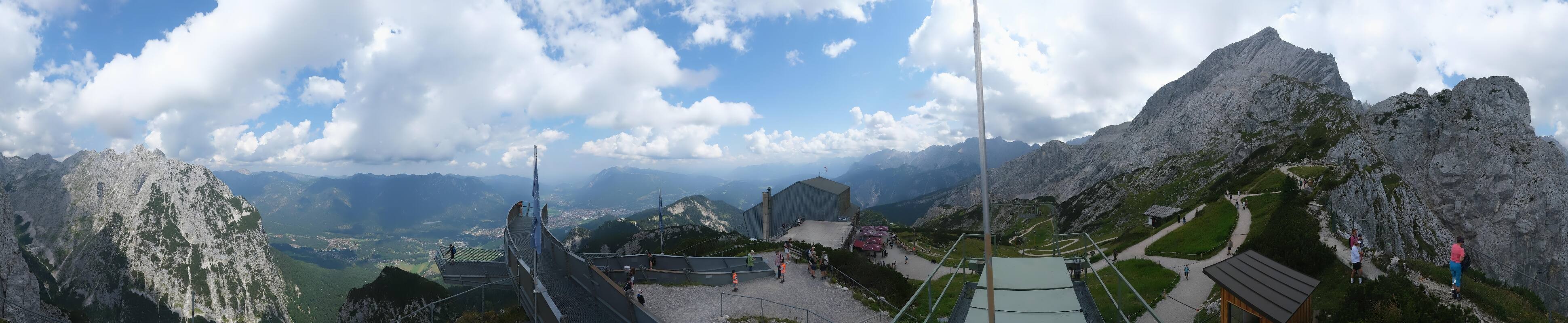 Archiv Foto Webcam Garmisch: Ausblick am Osterfelderkopf