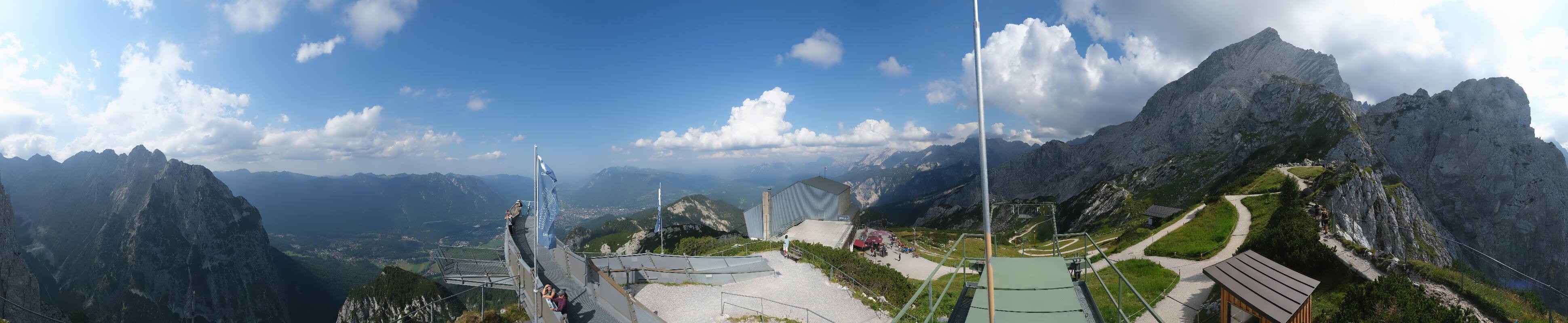 Archiv Foto Webcam Garmisch: Ausblick am Osterfelderkopf