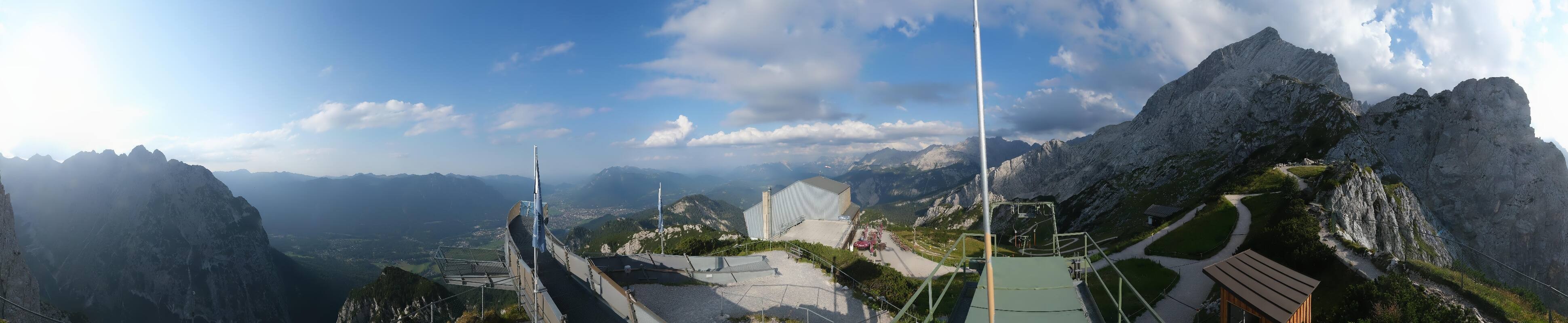 Archiv Foto Webcam Garmisch: Ausblick am Osterfelderkopf