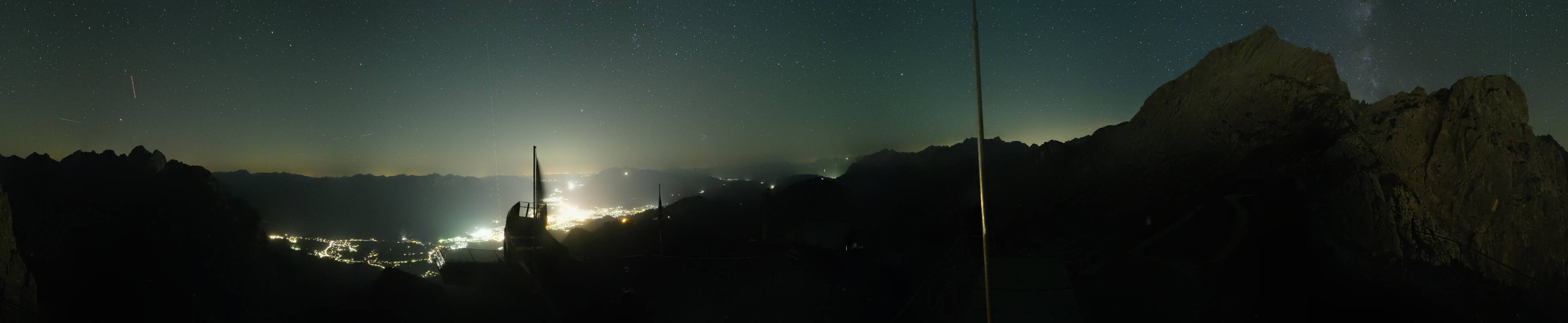 Archiv Foto Webcam Garmisch: Ausblick am Osterfelderkopf