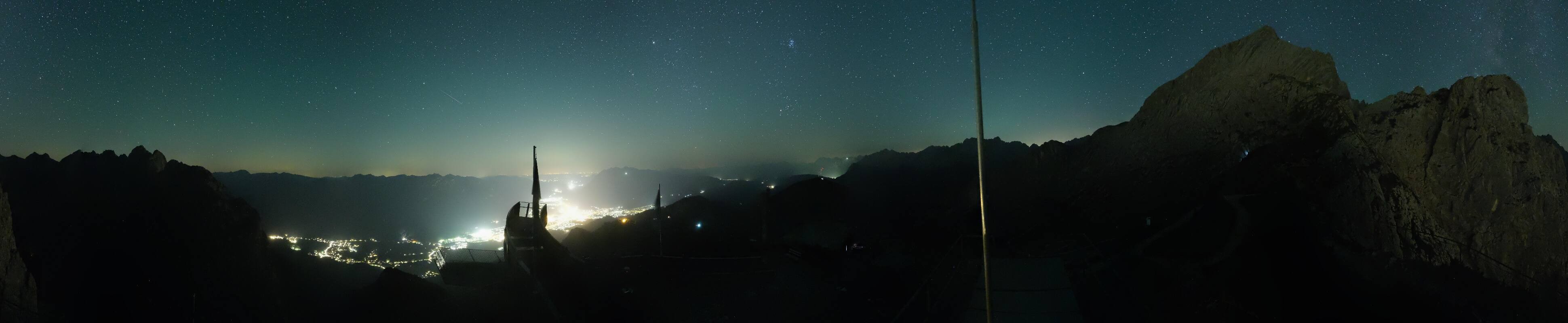 Archiv Foto Webcam Garmisch: Ausblick am Osterfelderkopf