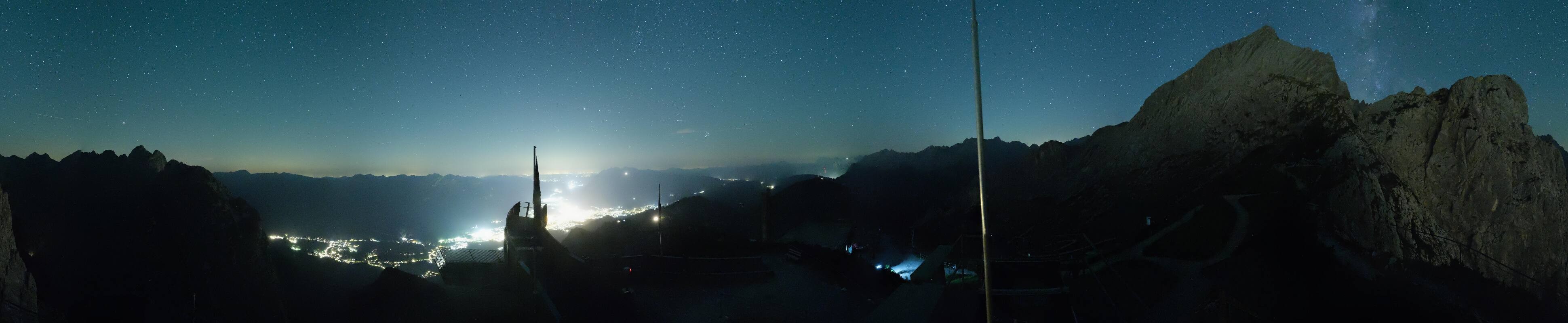 Archiv Foto Webcam Garmisch: Ausblick am Osterfelderkopf