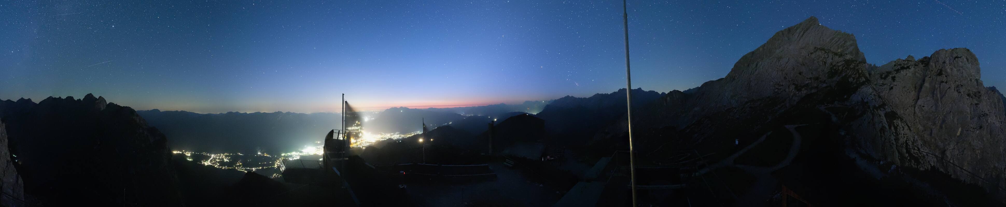 Archiv Foto Webcam Garmisch: Ausblick am Osterfelderkopf