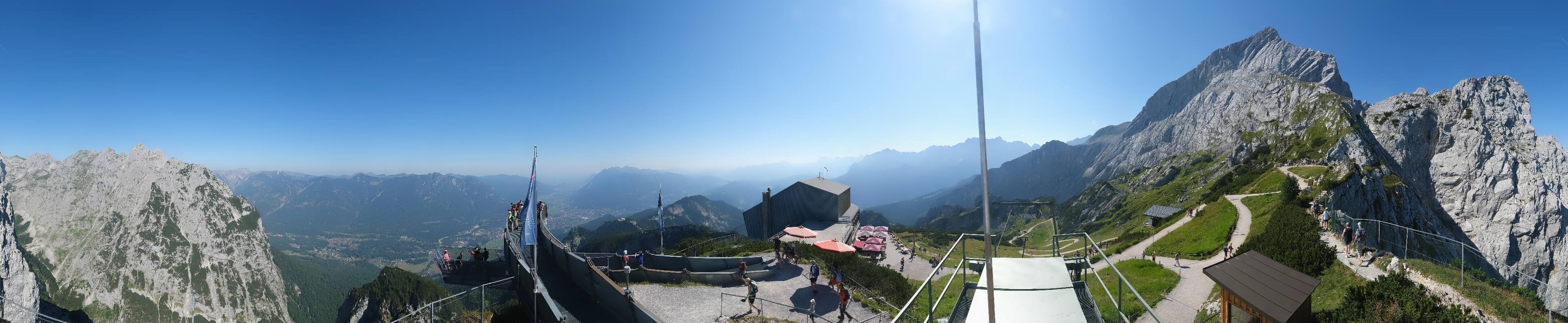 Archiv Foto Webcam Garmisch: Ausblick am Osterfelderkopf