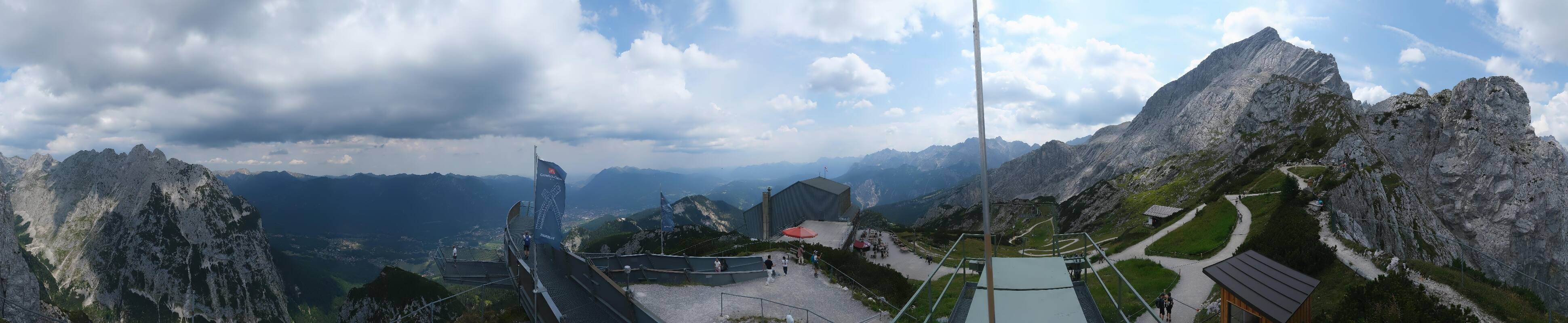 Archiv Foto Webcam Garmisch: Ausblick am Osterfelderkopf
