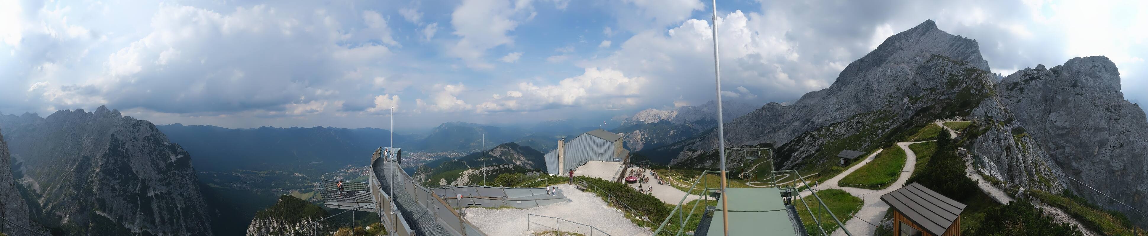 Archiv Foto Webcam Garmisch: Ausblick am Osterfelderkopf