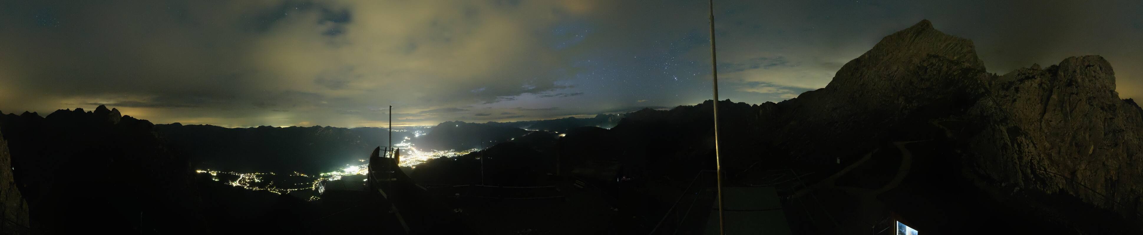 Archiv Foto Webcam Garmisch: Ausblick am Osterfelderkopf