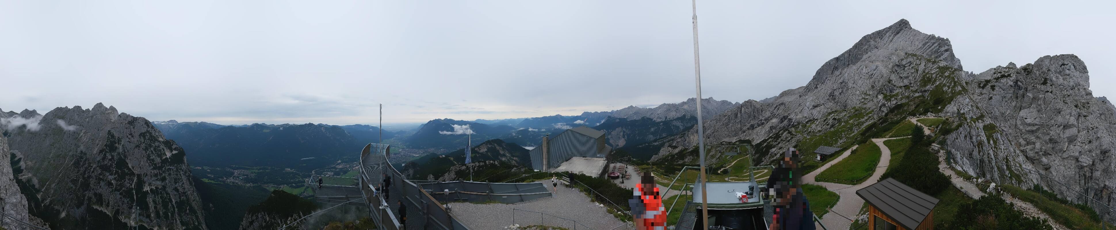 Archiv Foto Webcam Garmisch: Ausblick am Osterfelderkopf