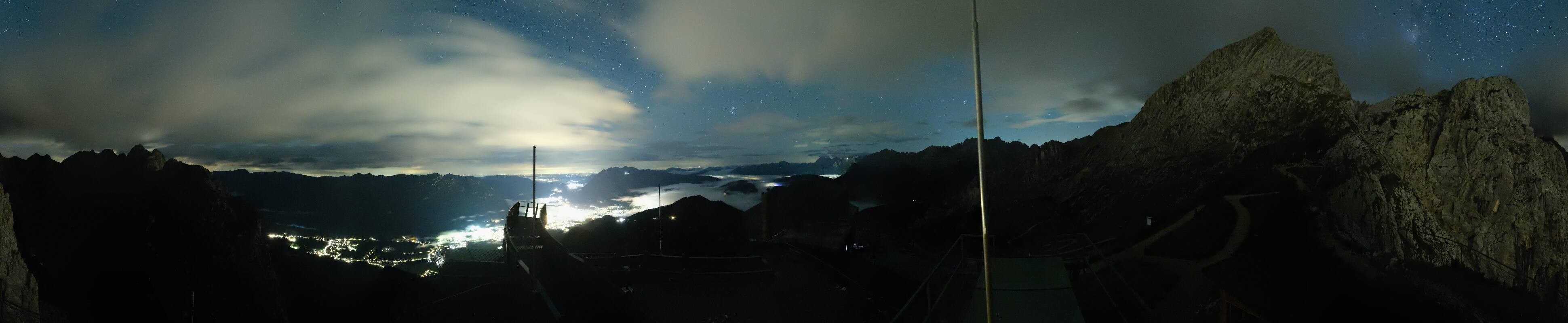 Archiv Foto Webcam Garmisch: Ausblick am Osterfelderkopf
