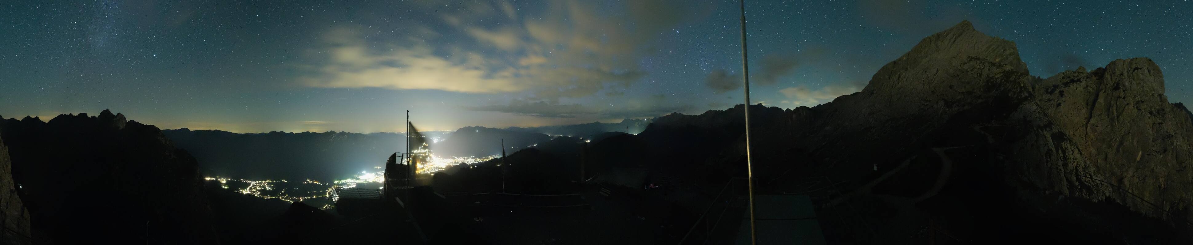 Archiv Foto Webcam Garmisch: Ausblick am Osterfelderkopf
