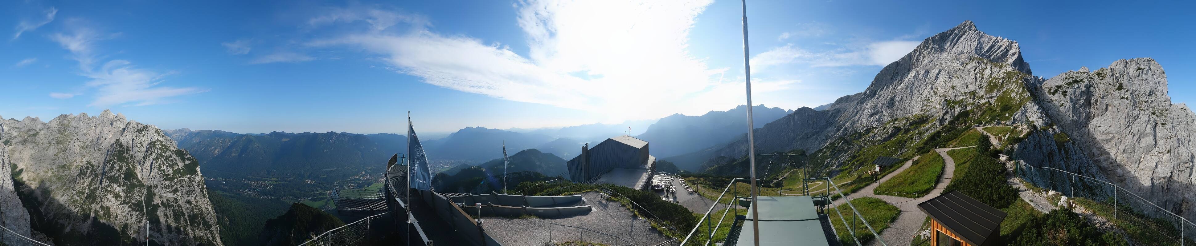 Archiv Foto Webcam Garmisch: Ausblick am Osterfelderkopf
