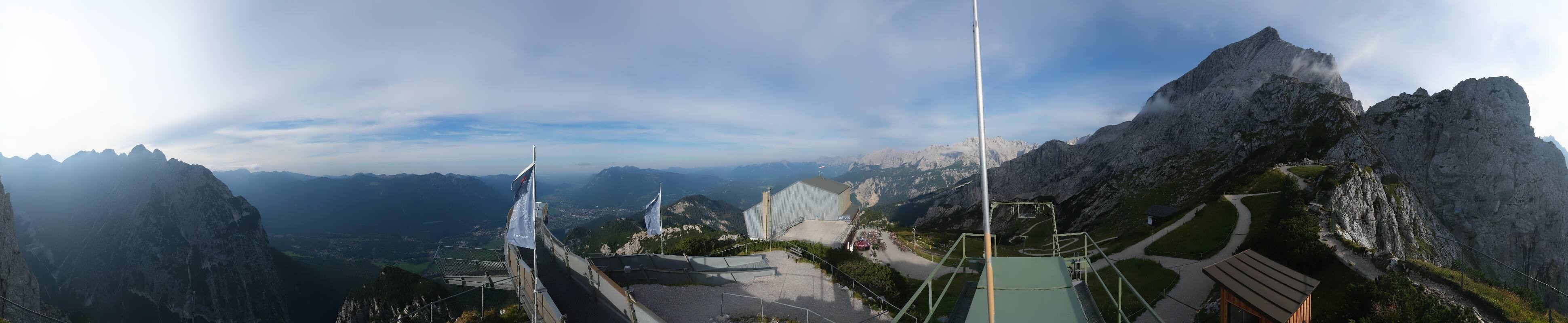 Archiv Foto Webcam Garmisch: Ausblick am Osterfelderkopf
