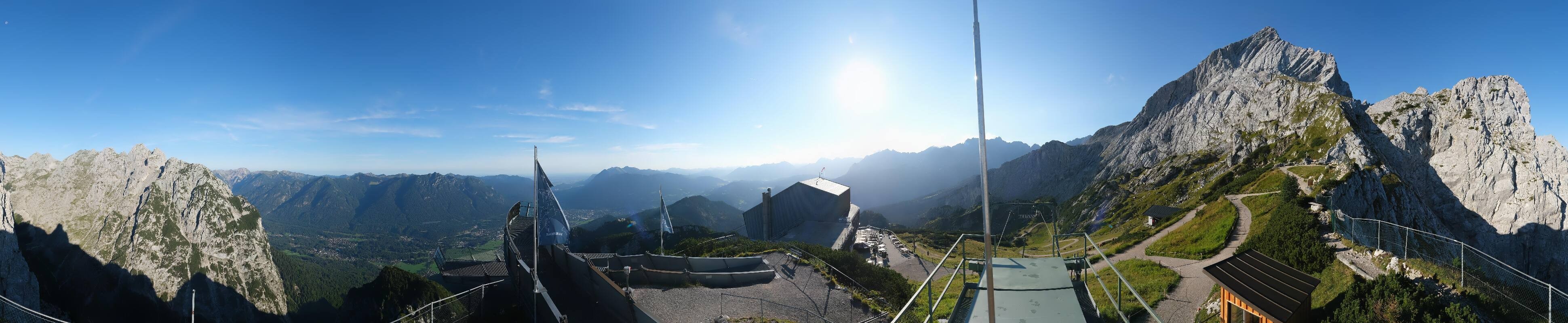 Archiv Foto Webcam Garmisch: Ausblick am Osterfelderkopf