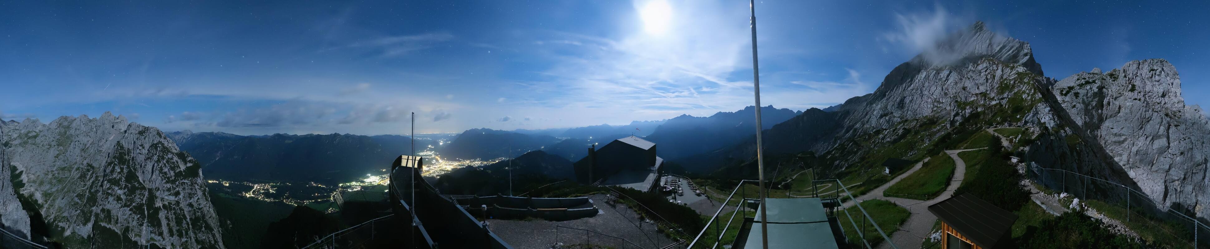 Archiv Foto Webcam Garmisch: Ausblick am Osterfelderkopf