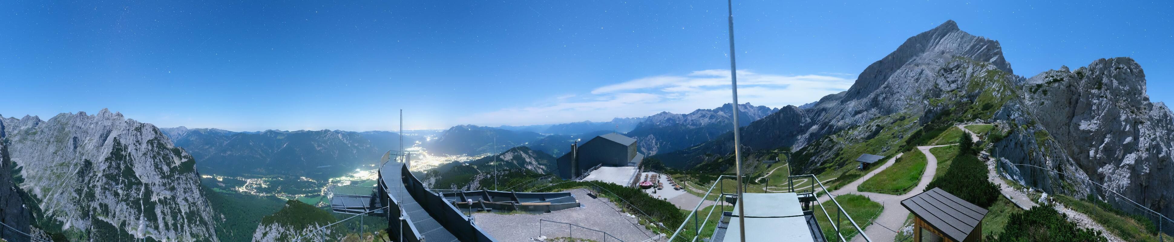 Archiv Foto Webcam Garmisch: Ausblick am Osterfelderkopf