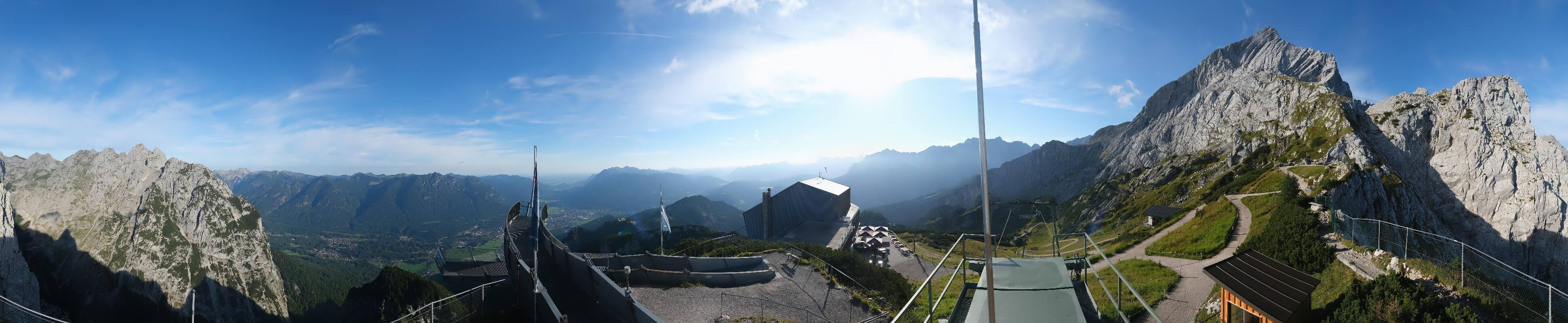 Archiv Foto Webcam Garmisch: Ausblick am Osterfelderkopf