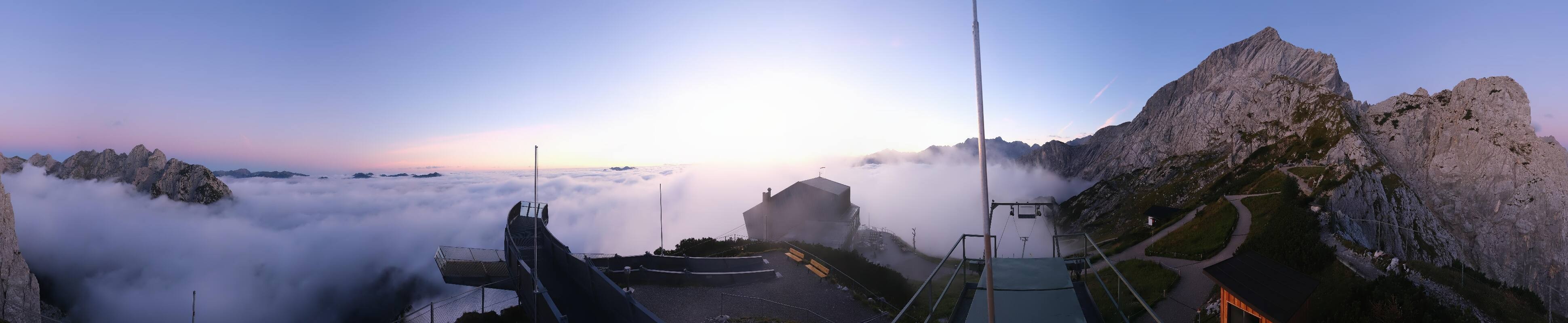 Archiv Foto Webcam Garmisch: Ausblick am Osterfelderkopf