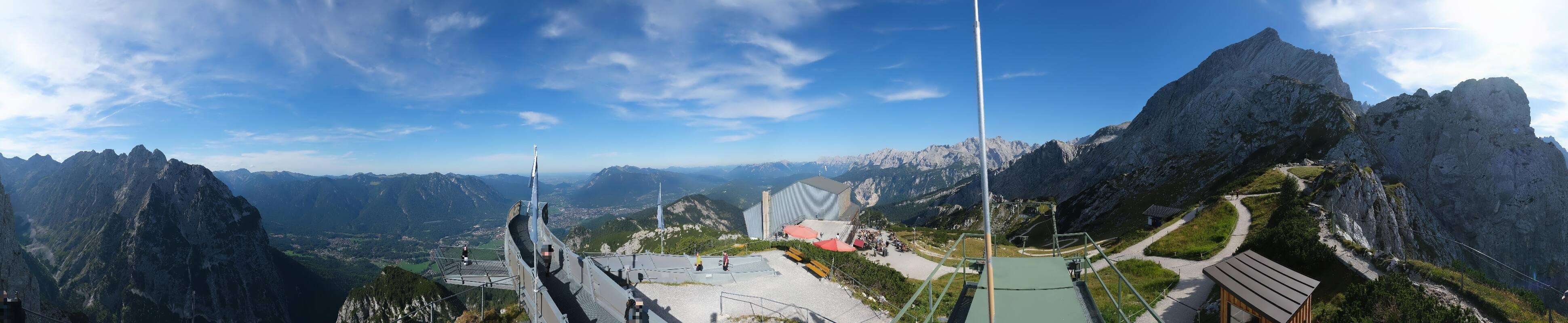 Archiv Foto Webcam Garmisch: Ausblick am Osterfelderkopf