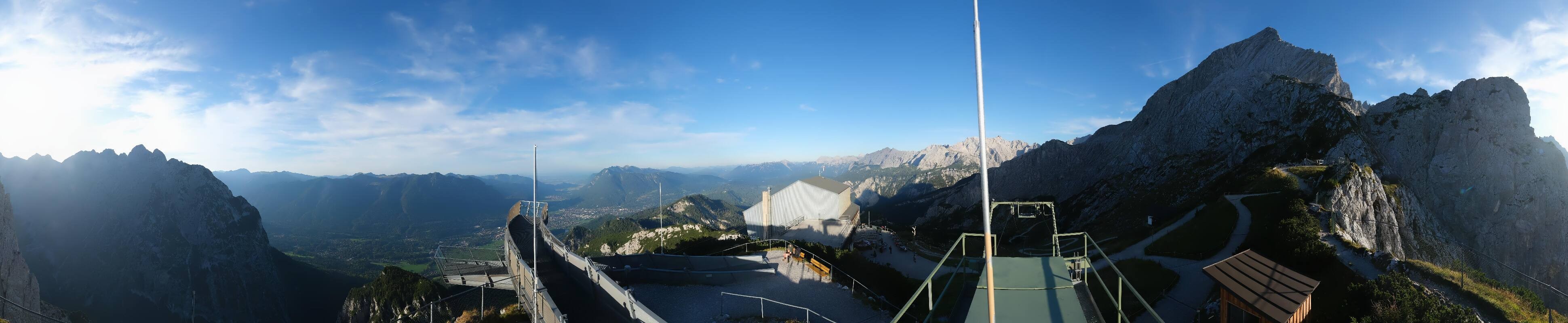 Archiv Foto Webcam Garmisch: Ausblick am Osterfelderkopf