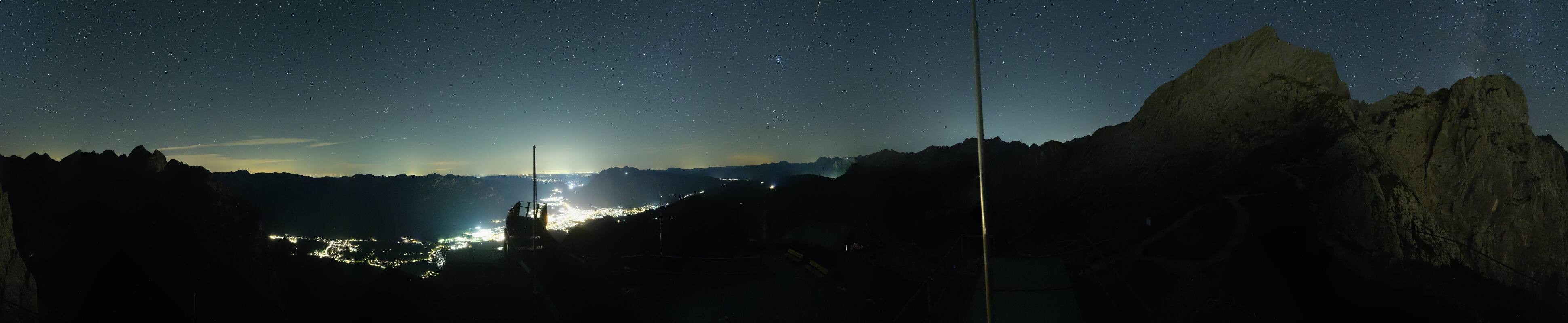 Archiv Foto Webcam Garmisch: Ausblick am Osterfelderkopf
