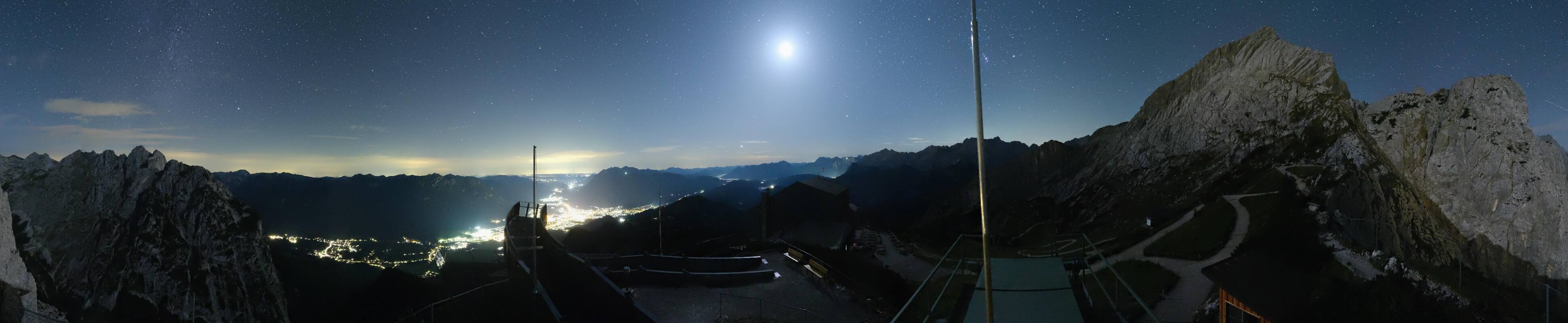 Archiv Foto Webcam Garmisch: Ausblick am Osterfelderkopf