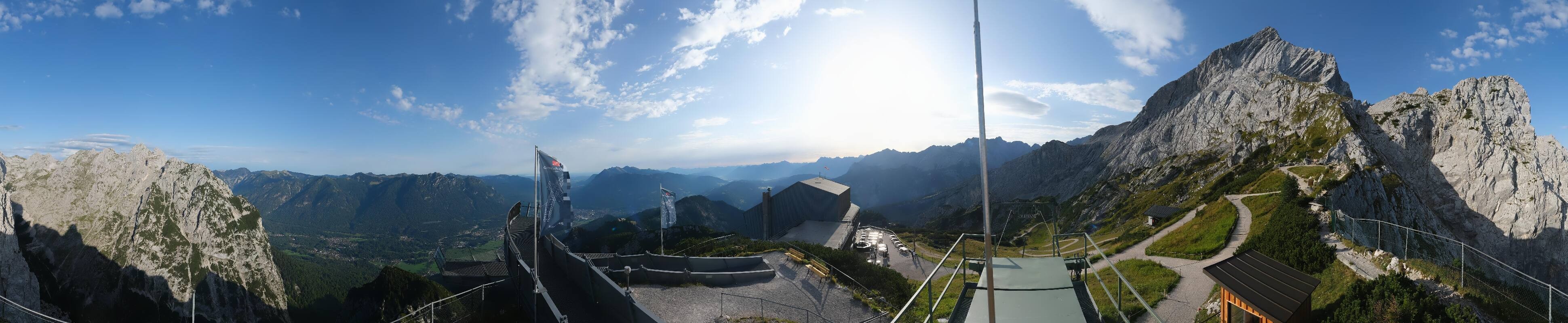 Archiv Foto Webcam Garmisch: Ausblick am Osterfelderkopf