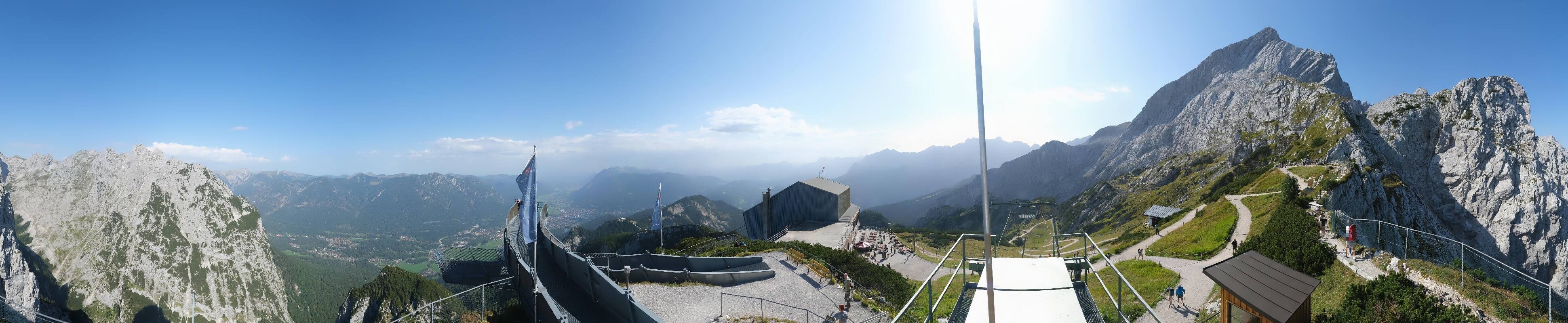 Archiv Foto Webcam Garmisch: Ausblick am Osterfelderkopf