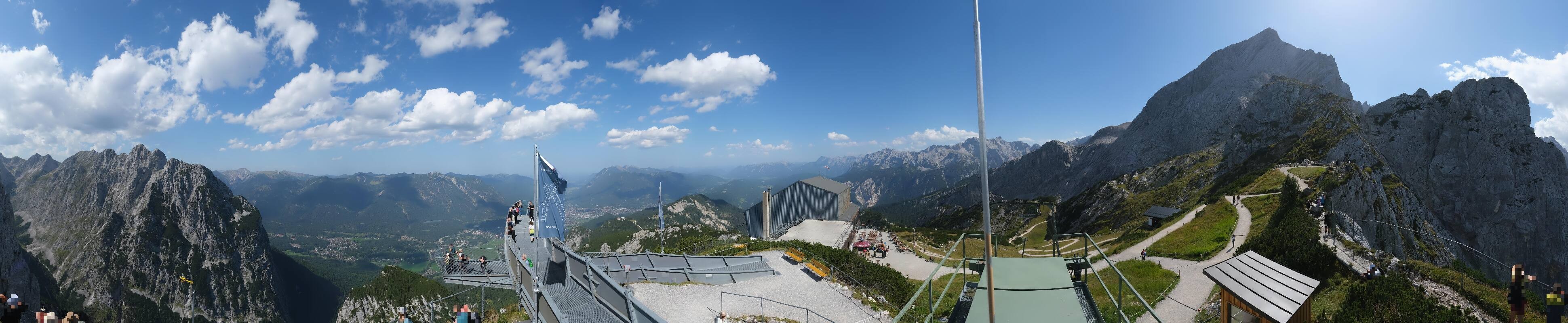 Archiv Foto Webcam Garmisch: Ausblick am Osterfelderkopf