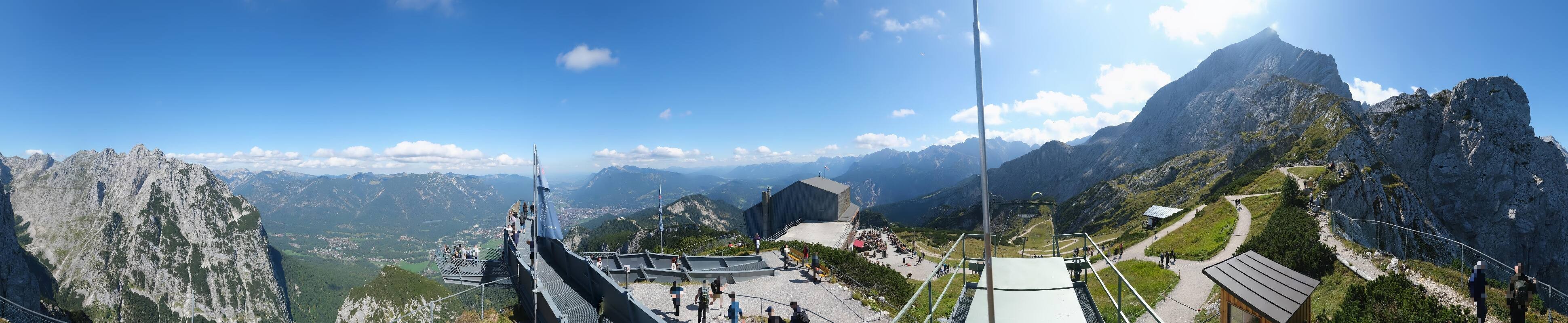 Archiv Foto Webcam Garmisch: Ausblick am Osterfelderkopf