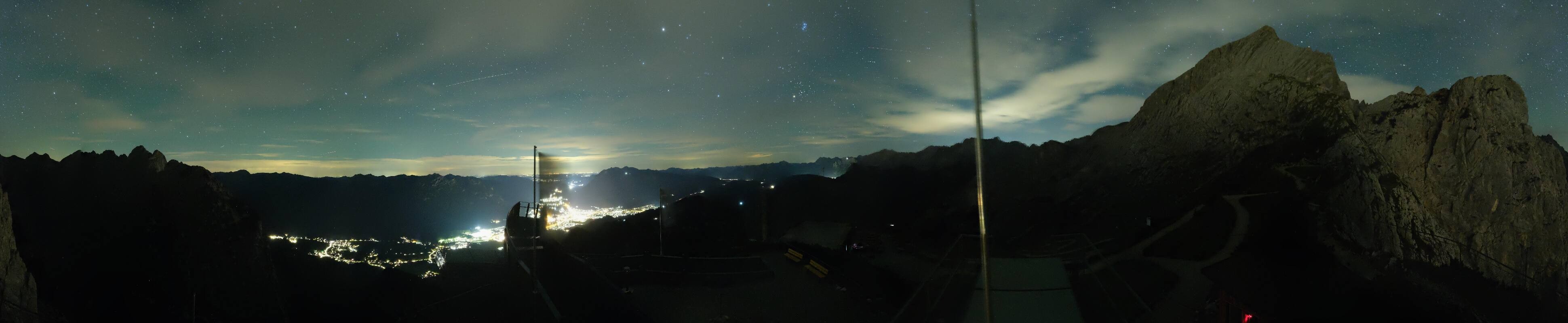 Archiv Foto Webcam Garmisch: Ausblick am Osterfelderkopf