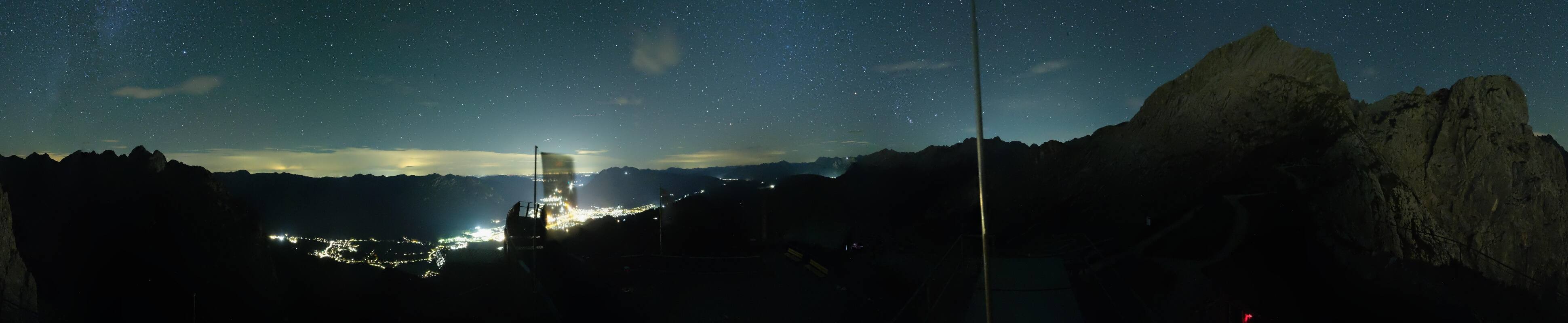 Archiv Foto Webcam Garmisch: Ausblick am Osterfelderkopf