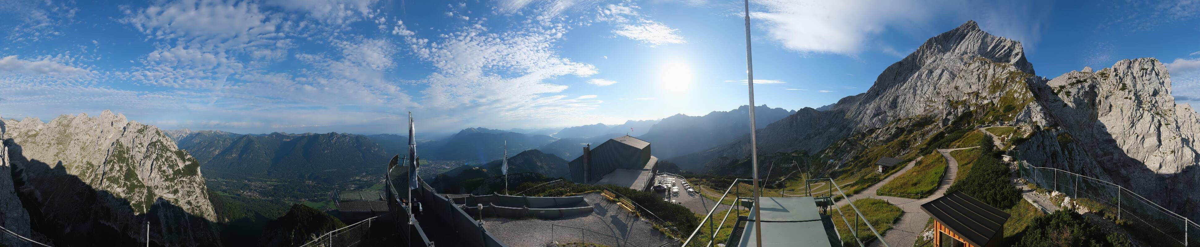 Archiv Foto Webcam Garmisch: Ausblick am Osterfelderkopf