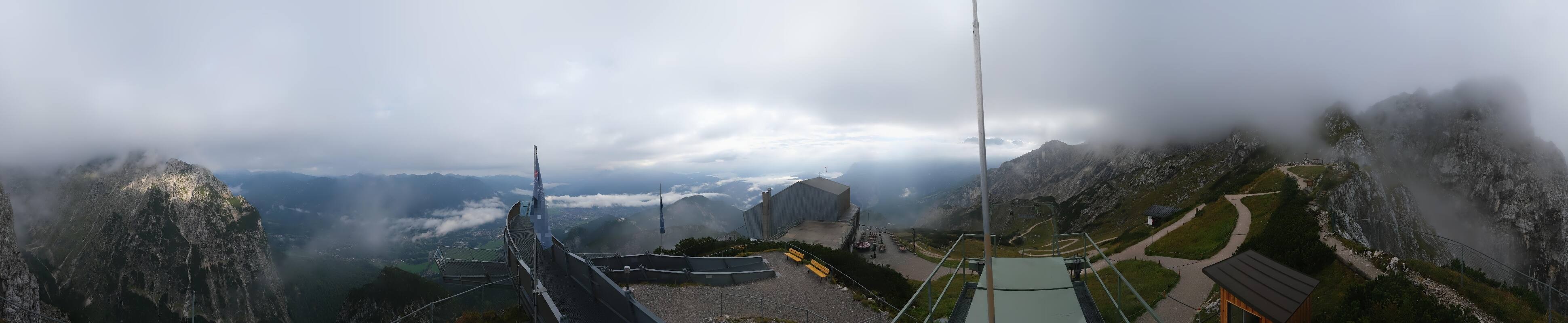 Archiv Foto Webcam Garmisch: Ausblick am Osterfelderkopf