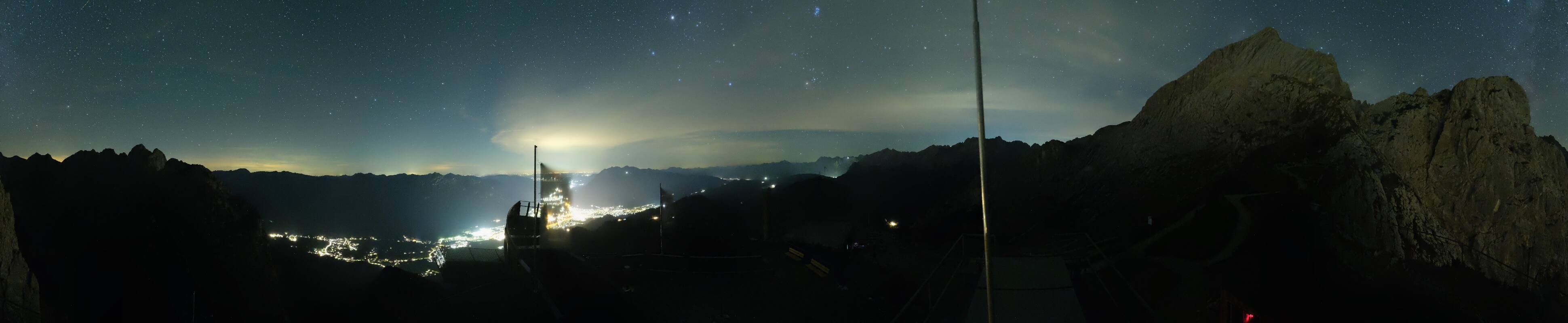 Archiv Foto Webcam Garmisch: Ausblick am Osterfelderkopf