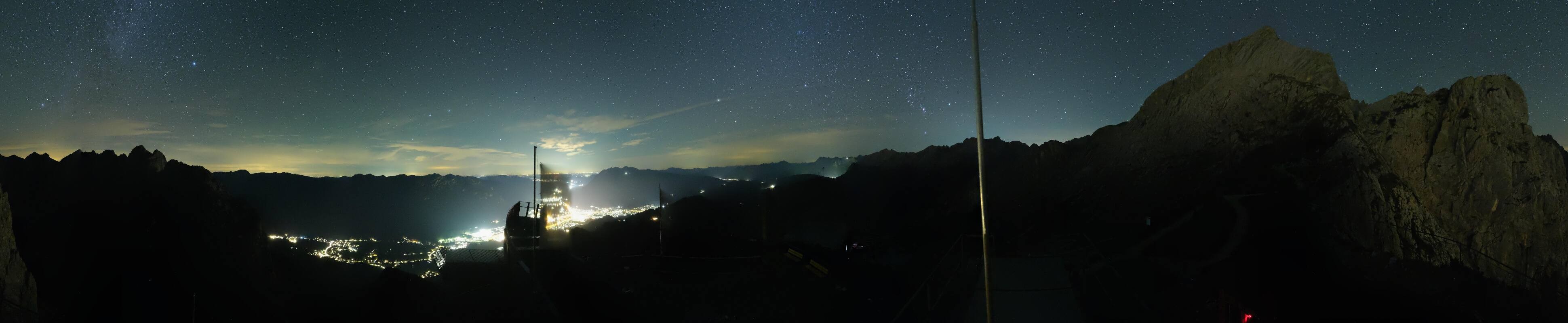 Archiv Foto Webcam Garmisch: Ausblick am Osterfelderkopf