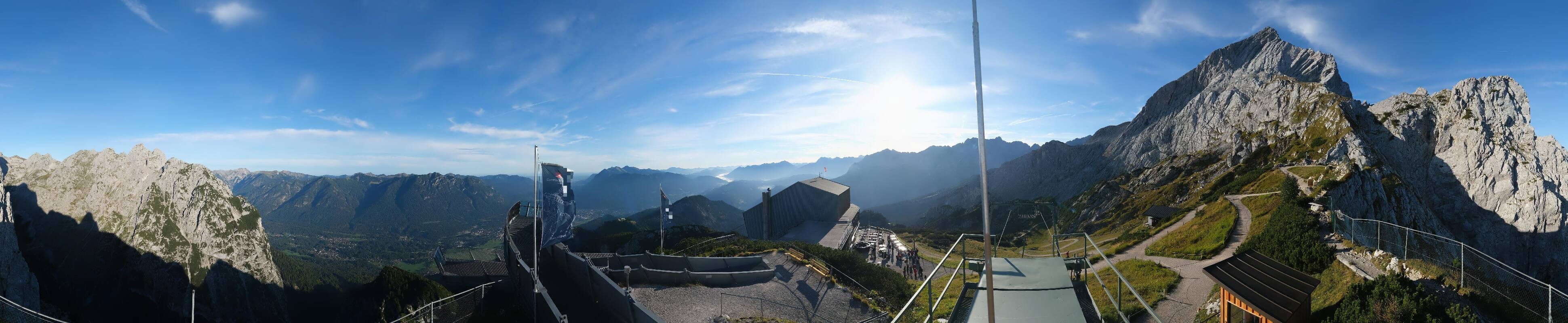 Archiv Foto Webcam Garmisch: Ausblick am Osterfelderkopf